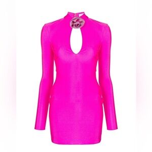 💓Giuseppe Di Morabito Fuchsia cut-out minidress- SIZE: 36 IT US 2..never worn